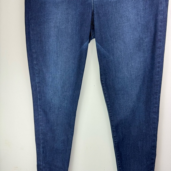 Democracy Ab Solution Womens Plus Skinny Jeans Sz 16 Dark Wash Stretch Denim - Picture 6 of 14